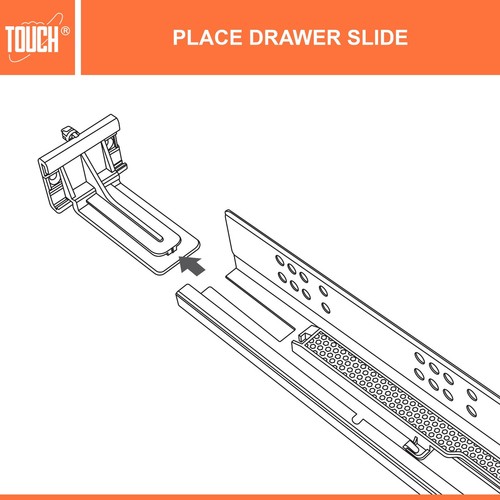 Undermount Drawer Slides Soft Close 12 15 18 & 21 inch For 1/2-5/8" Side Panel - Picture 36 of 36