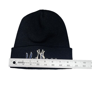 帽子 90s New York Yankee Logo Beanie 帽子 90s New York Yankee Logo Beanie Vintage 90s New Era New