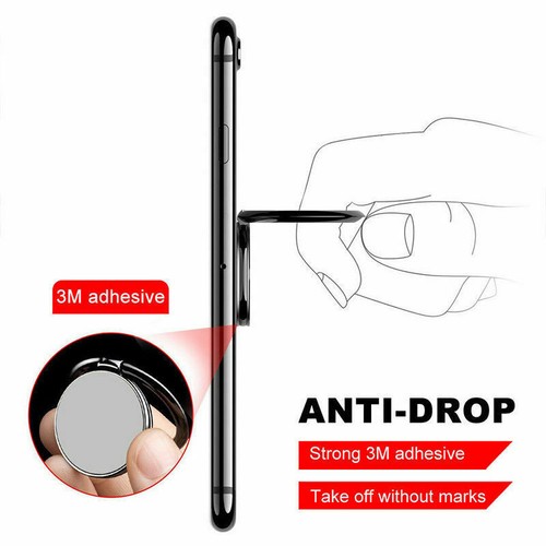 Phone Ring Holder Finger Grip 360° Rotate Stand Mount Stent for Mobile Phone UK - Picture 8 of 12