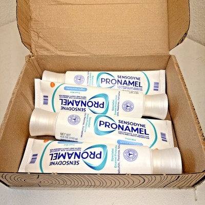 Sensodyne Pronamel Gentle Whitening Toothpaste Sensitive 4.0 oz 4 PACK EXP 07/26
