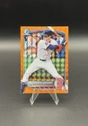2025 Bowman Chrome Roman Anthony Orange Geometric Refractor /25 Red Sox