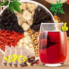 30Pcs Ginseng Six Treasure Tea , Kidney Tea ,Liver Tea , Red Date Kidney Health