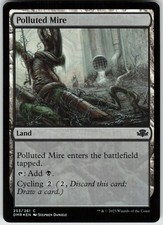 Foil Polluted Mire 253 Dominaria Remastered C