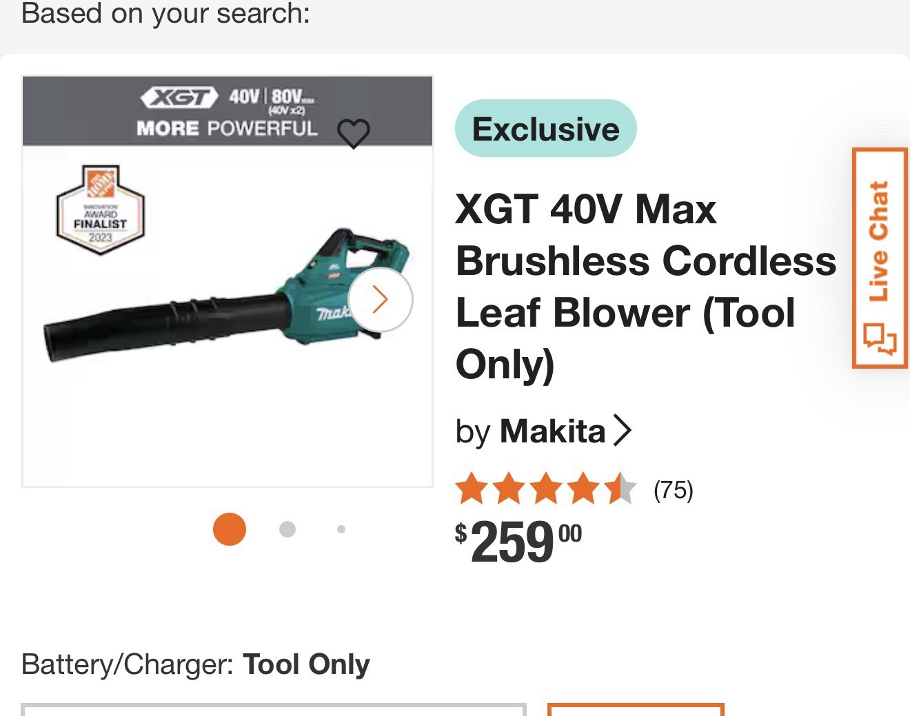 Makita GBU01Z 40V MAX XGT Brushless Li-Ion Cordless Blower (Tool Only) New