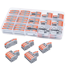 32Pcs Lever Wire Connectors, DIY Mini Compact Splicing Assortment Quick Electric