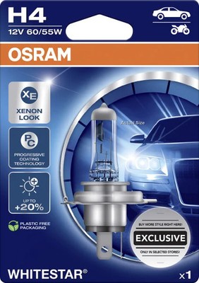 Osram Scheinwerferlampe H4 Whitestar 2.0  Scheinwerfer