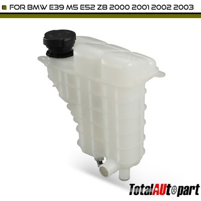 Engine Coolant Reservoir with Cap & Sensor for BMW E39 M5 E52 Z8 2000-2003 Front