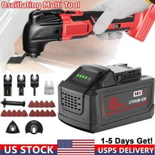 Cordless Oscillating Tool for Milwaukee 18V 8...