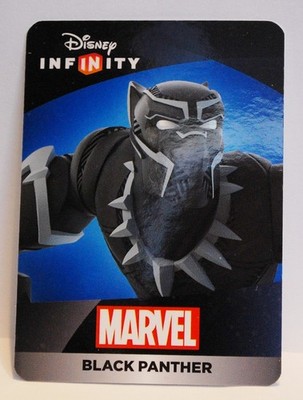 disney Infnity black panther trading card