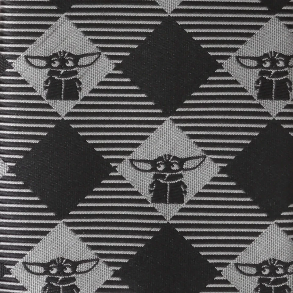 Галстук в клетку Star Wars Grogu черный - Изображение 4 из 4