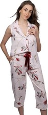 Armani International Luxury Sleeveless Pajamas Set - Made in Europe