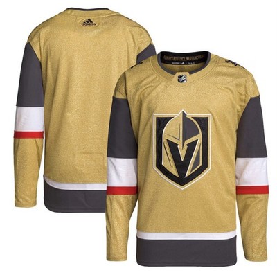 Men s Vegas Golden Knights adidas Authentic Gold Primegreen Jersey Size 46 NHL