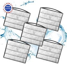 TARARIUM Turtle Tank Filters Material 5PCS Low Water Level Filters Replacement