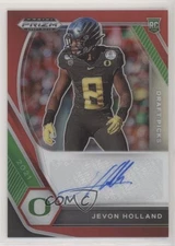 2021 Panini Prizm Draft Picks Red /199 Jevon Holland #DPA-JHO Rookie Auto RC