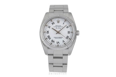 Rolex Air King 34 Automatik Edelstahl Herrenuhr Oyster Perpetual Ref. 114210
