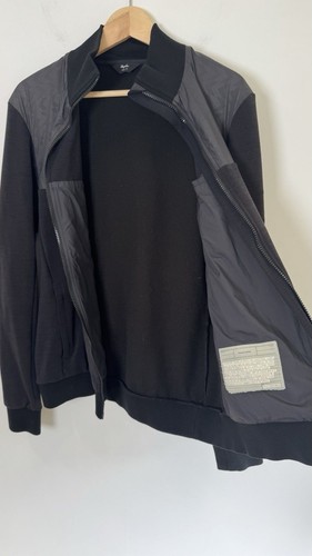 Rapha Track Jacket Size Large 'Poisson Pilote' Black Merino Blend - Picture 9 of 13