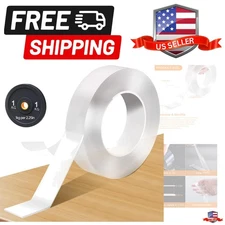 Double Sided Tape Heavy Duty, mounting Picture Hanging Adhesive Strips, DIY E...