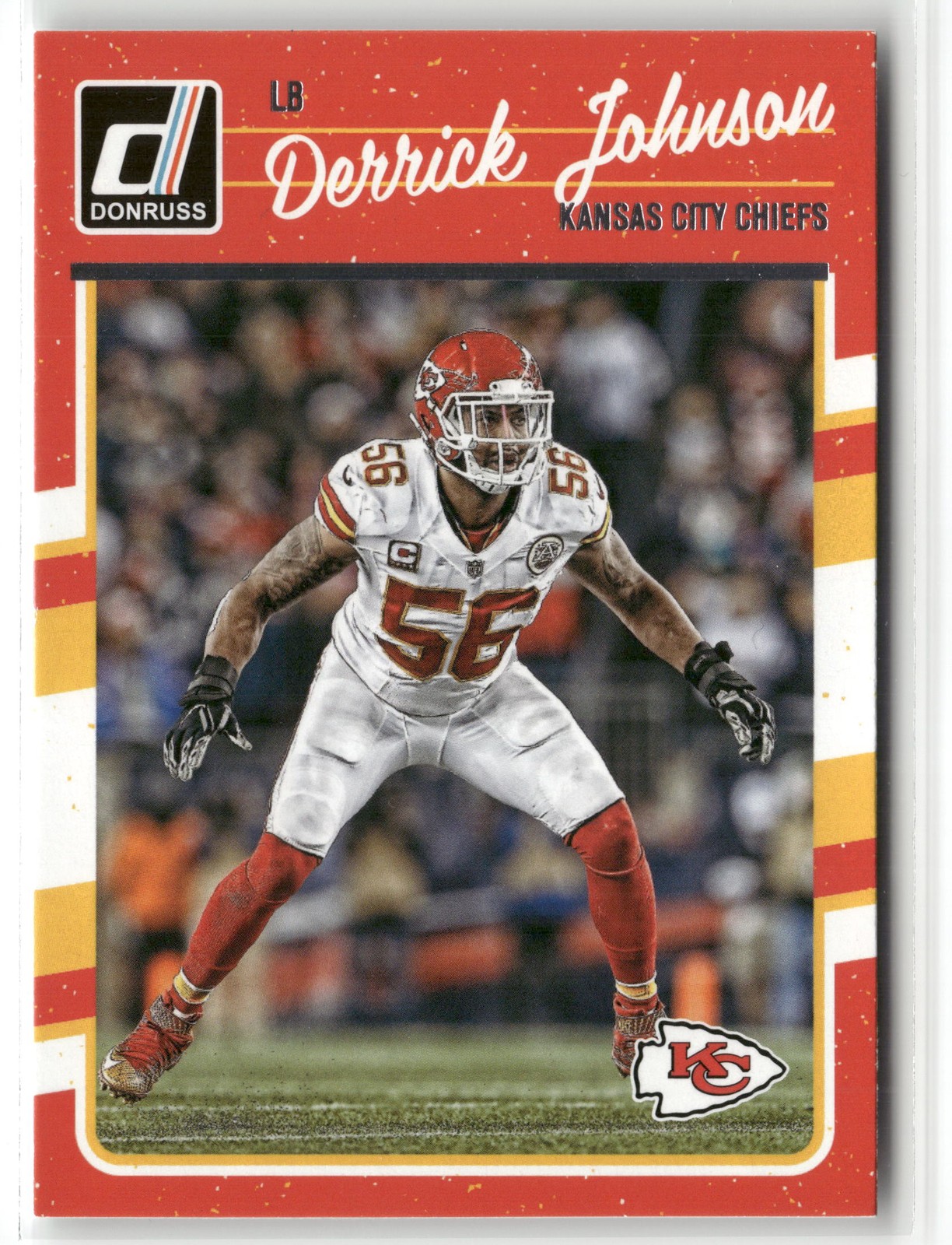 2016 Donruss Derrick Johnson Kansas City Chiefs #148