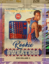 2024-25 Panini NBA Hoops Basketball Ron Holland II Rookie Sweaters RC #RSW-HOL