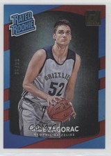 2017-18 Panini Donruss Rated Rookies Holo Red Laser /99 Rade Zagorac #155 0q0