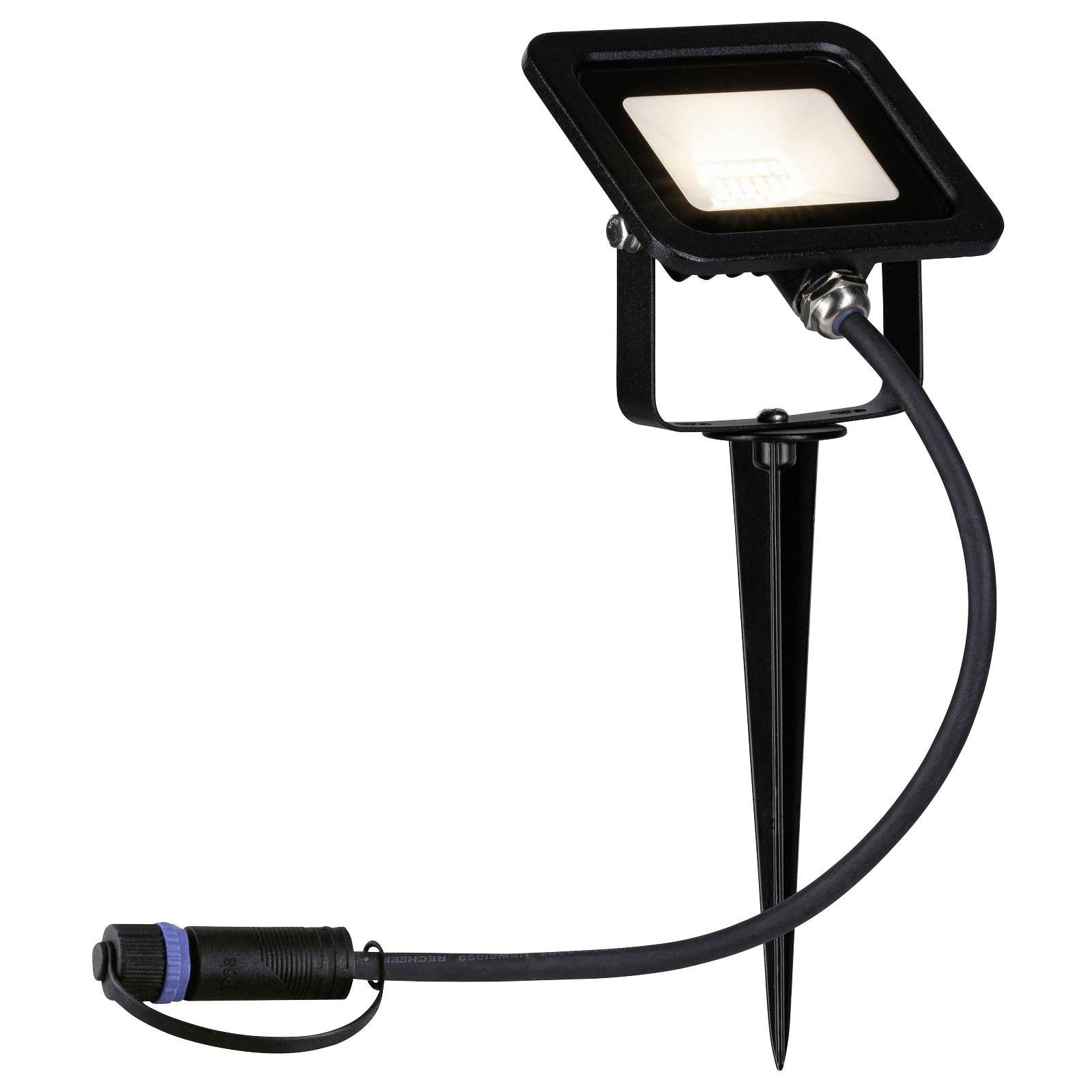Paulmann Plug & Shine LED Floodlight 6.8W Warm White Weatherproof