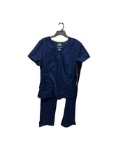 Landau ProFlex Modern Fit Navy Blue Size L Scrub Set