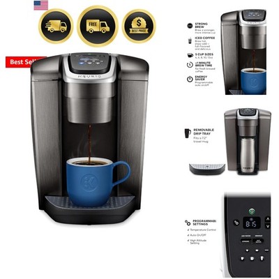 K-Elite Single Serve K-Cup Pod Coffee Maker, with Strength and Temperature Co...