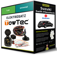 Elektrosatz 7-Pol Universell für Suzuki Swift Fliessheck 02.2005-09.2010
