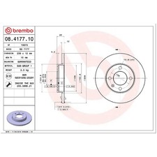 2x Bremsscheibe vorne für VW Jetta 1 16 2 19E Passat B1 32 33 B2 32B | 959371