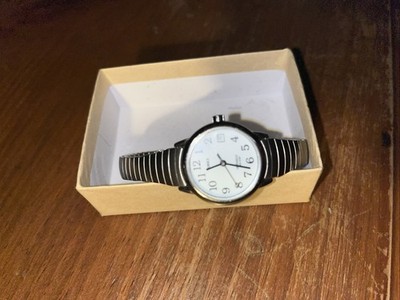 Timex Indiglo Stainless Steel Easy Reader Day Date New Battery