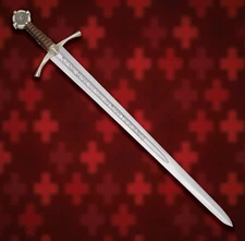 The Accolade Sword of the Knights Templar - Handmade Medieval Replica, Scabbard