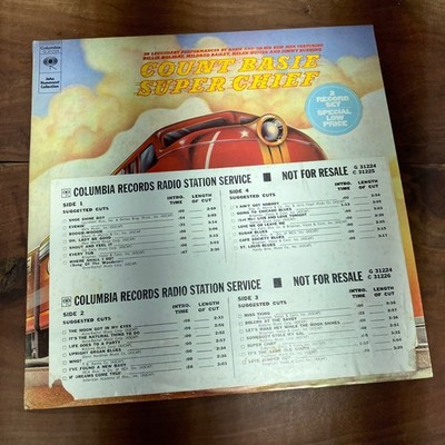 Count Basie   Super Chief 2xLP Record 1972 Columbia Jazz Blues 33 RPM Promo