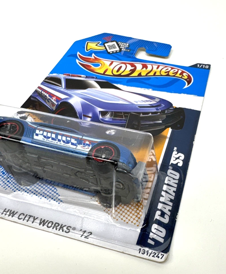 Hot Wheels - City Works '12 - #131 '10 Camaro SS полиция (повреждение пакета) - Изображение 4 из 4