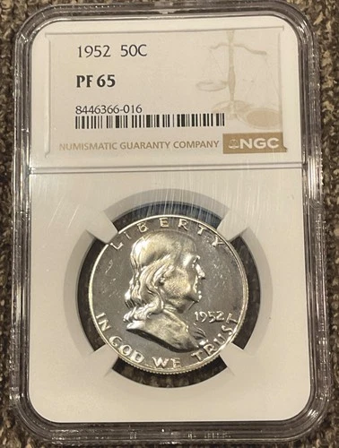 1952-P Franklin Half Dollar Proof — photo from another recent sale