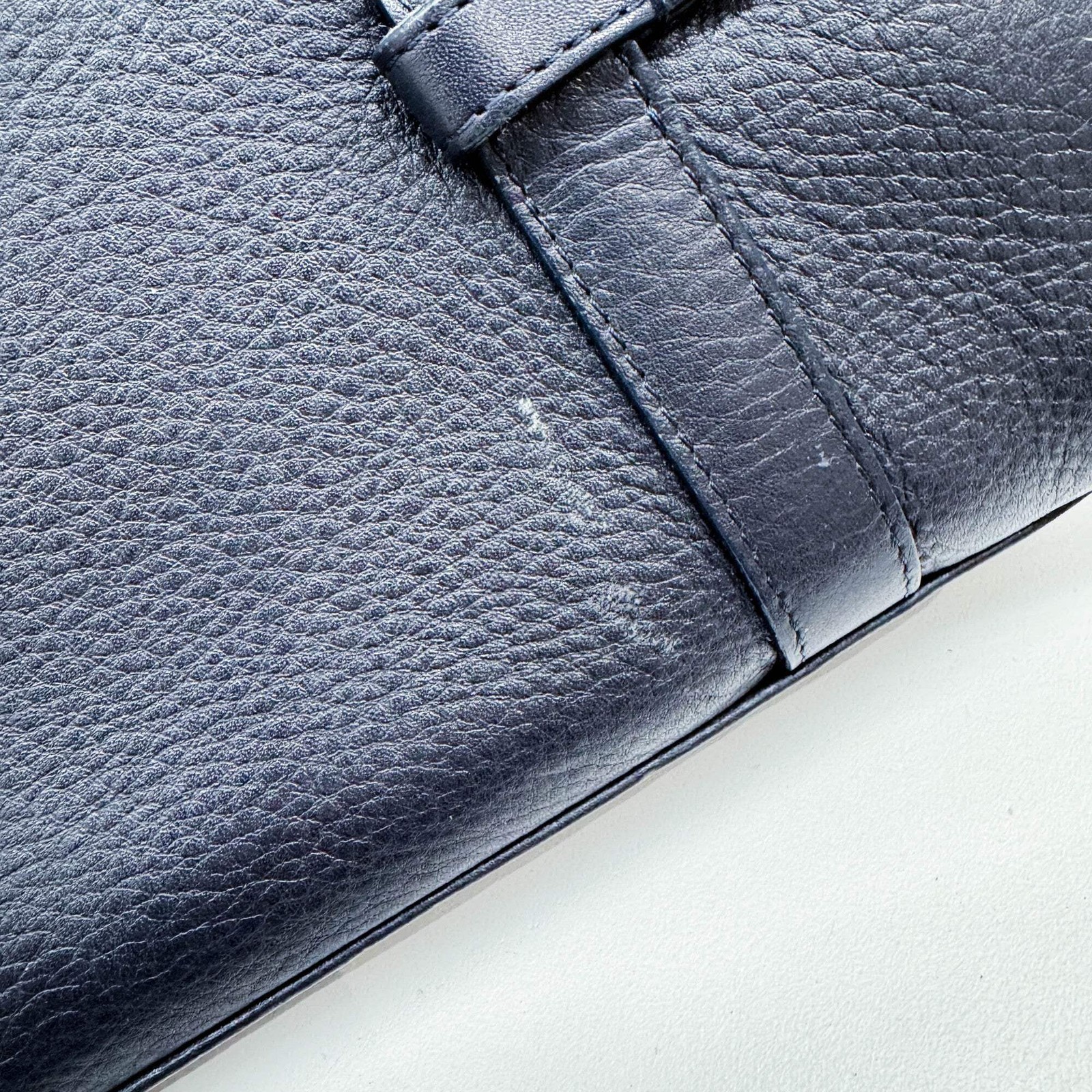 DIOR Navy Blue Leather Shoulder Bag — image 12