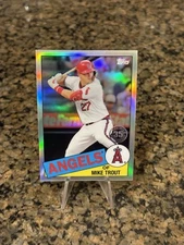 2020 Topps Chrome MIKE TROUT #85TC-1 1985 35th Anniversary Refactor