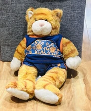 Build-A-Bear Workshop Ginger Tabby Cat 18” Plush w/ Endless Summer Outfit