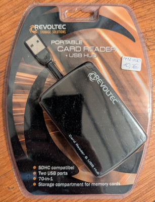 Card Reader mit USB 2.0 Hub - originalverpackt