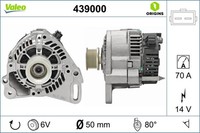 Lichtmaschine Generator Lima Valeo Origins - NEW O.E. Technologie 439000 14V GTD