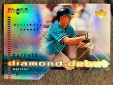 2000 Upper Deck Black Diamond A.J. Burnett Debut SP Reciprocal Die-Cut Parallel 