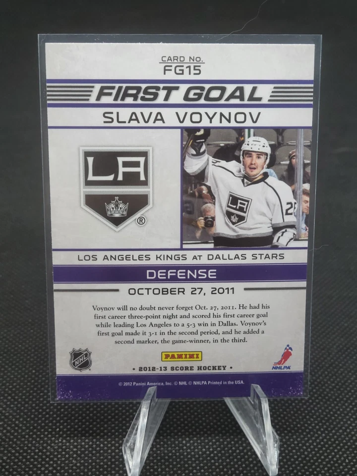 2012-13 Score First Goal Slava Voynov #FG15 - Image 2 of 2