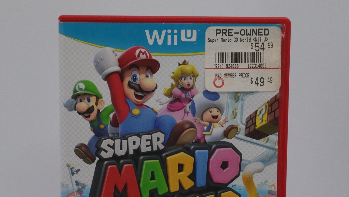 Super Mario 3D World Nintendo Wii U - Authentic Tested (2013) CIB