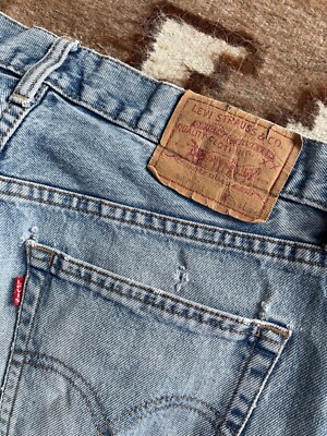 Levi's 517 Vintage 90s Men's Light Blue Relaxed Denim Jeans