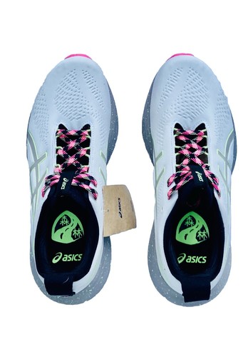 ASICS Gel Nimbus 25 TR Nature Bagno Verde Lime/Rosa/Grigio 1012B581-200 Wmn US 9 - Foto 7 di 10
