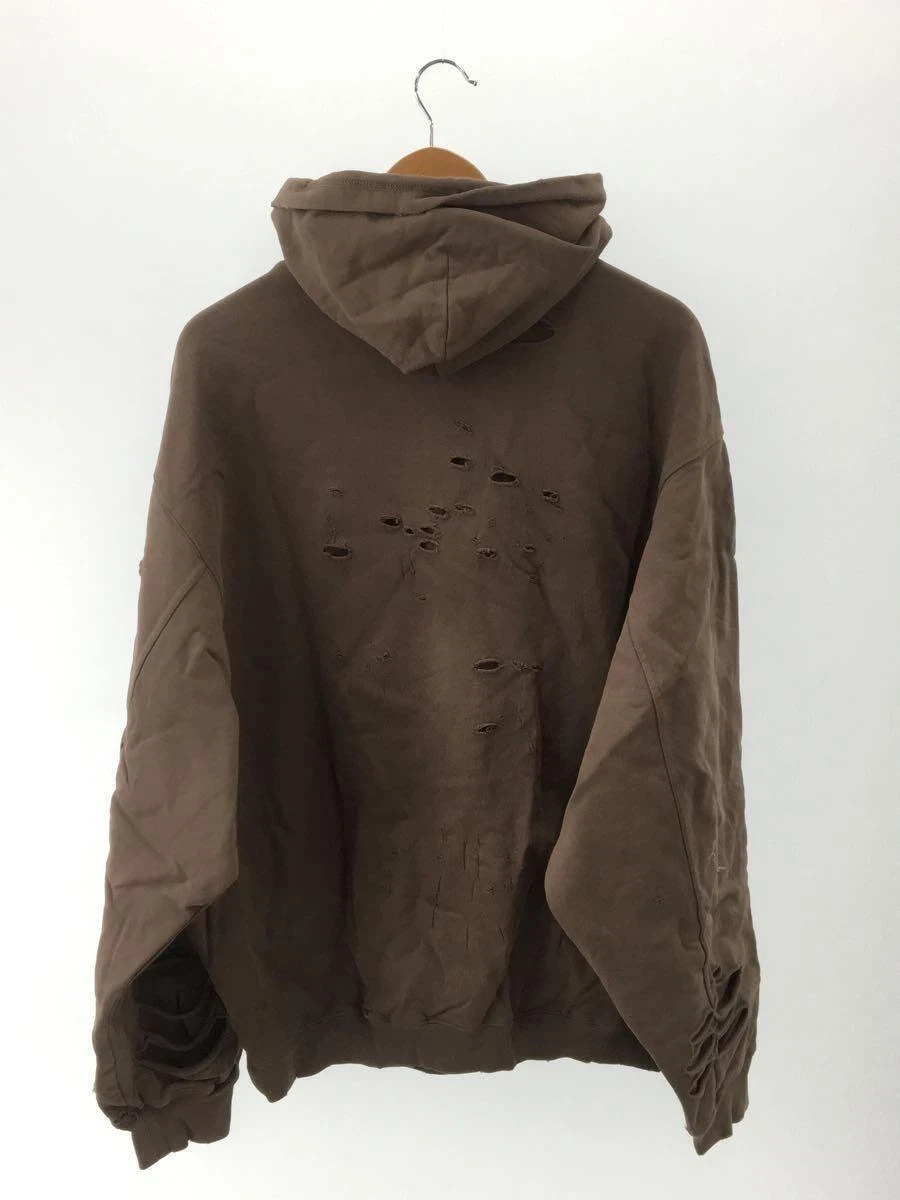 Felpa con cappuccio BALENCIAGA Destroy cotone marrone XXS usata