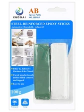 Epoxy Putty Stick, XUDOAI 100G Hard and Fast Repair Epoxy Glue Metal, Plastic, G