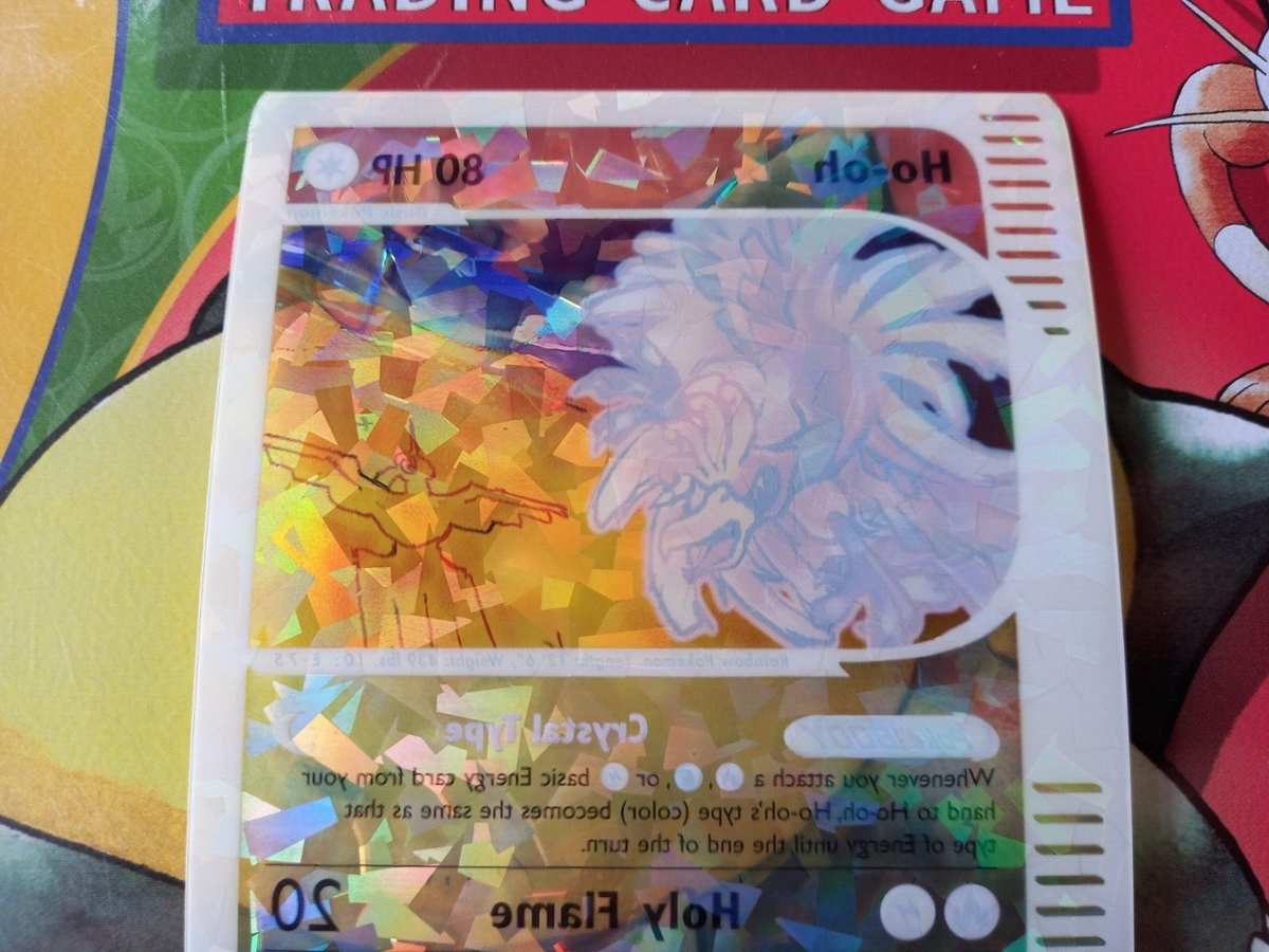 Crystal Ho-Oh 11/12 Skyridge Jumbo Oversized Box Topper Pokemon