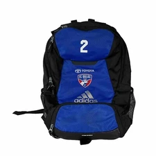 Adidas Stadium 3 Backpack Team Blue FC Dallas Player Issue #2 Geovane Jesus Rare