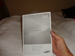 samsung plasma tv user manual series 7. english, spanish, french
