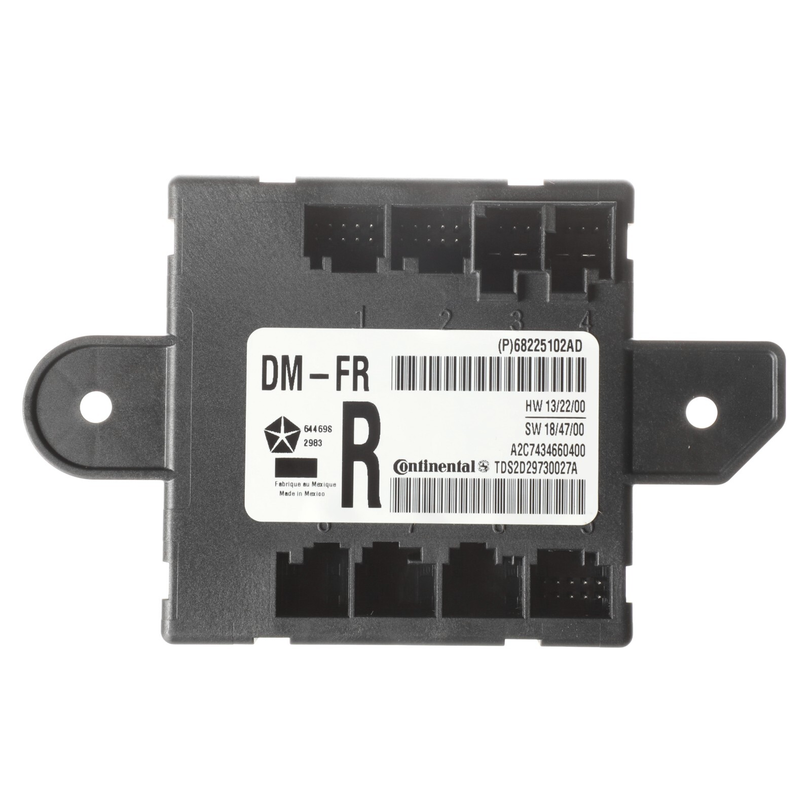 Módulo de puerta derecha para RAM 1500/2500/Journey/300 (N/P 68225102AD)